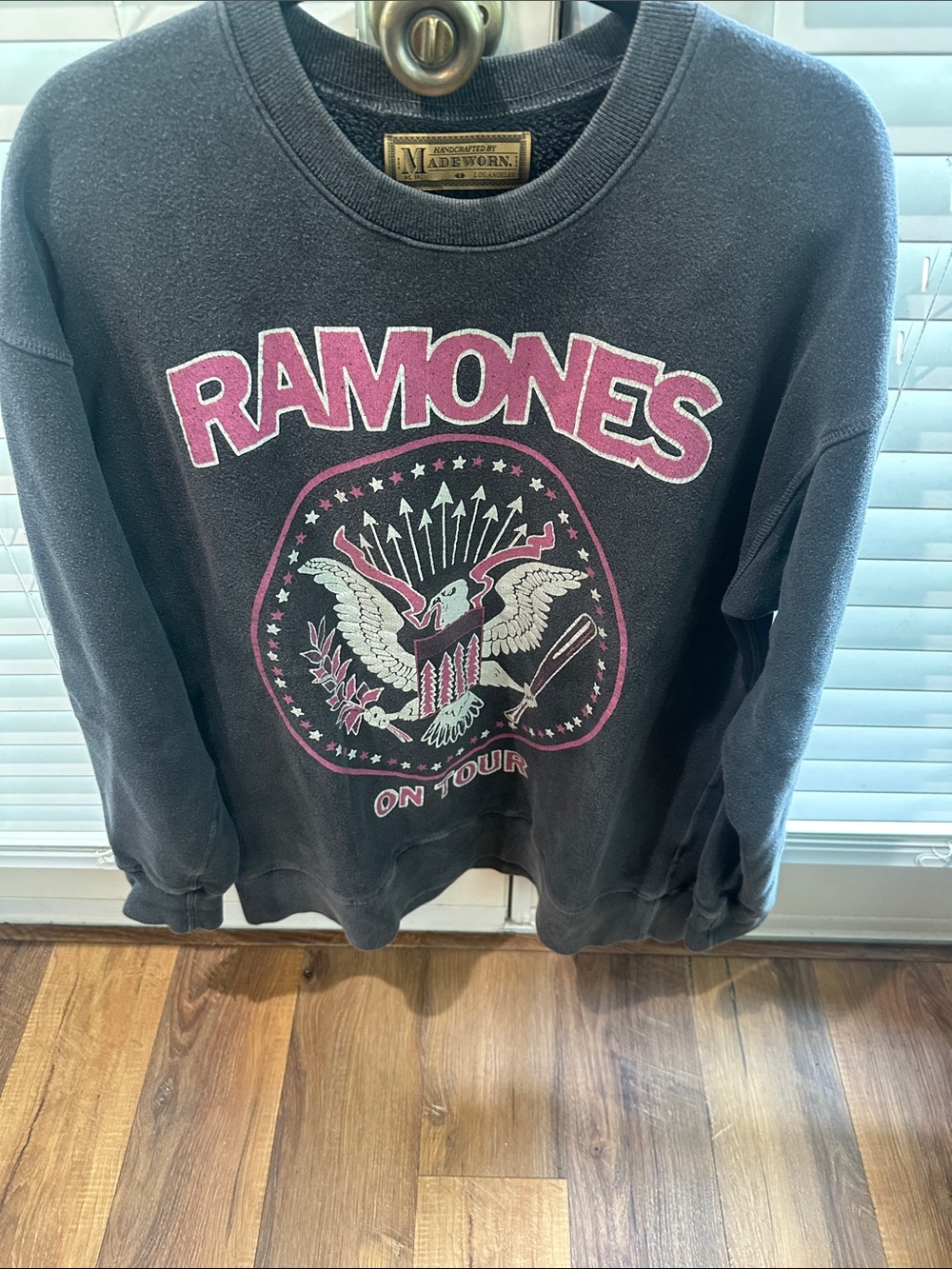 Madeworn Ramones Graphic Sweatshirt size L